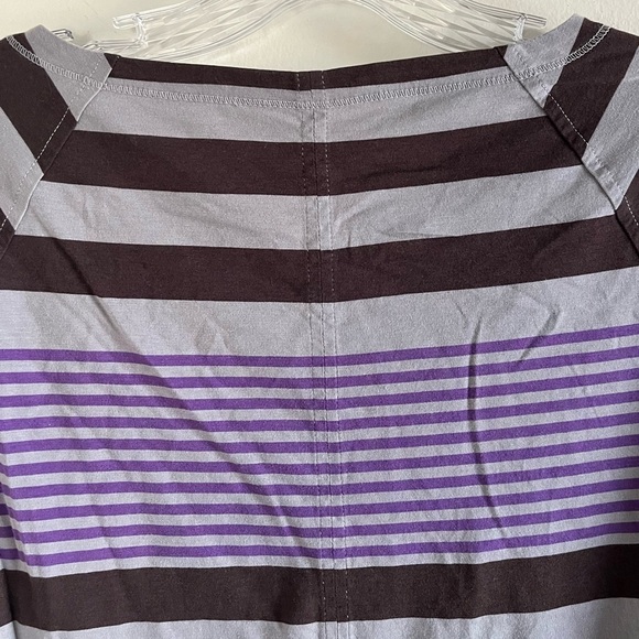 Patagonia Long Sleeves Tee Purple Striped Top Women’s S - Picture 7 of 12